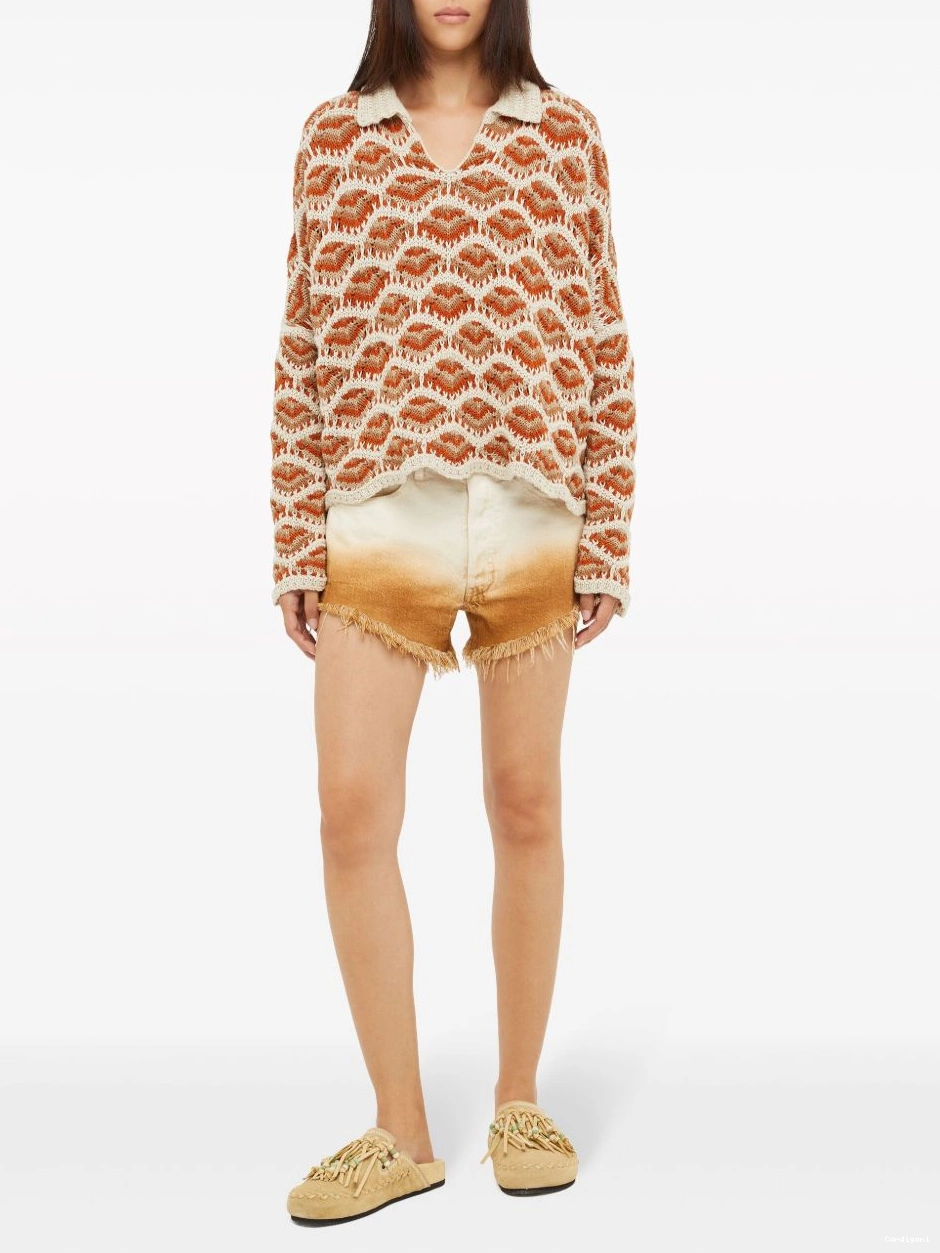 Affordable Alanui Mahal Women jumper Hawa polo crochet-knit 0404
